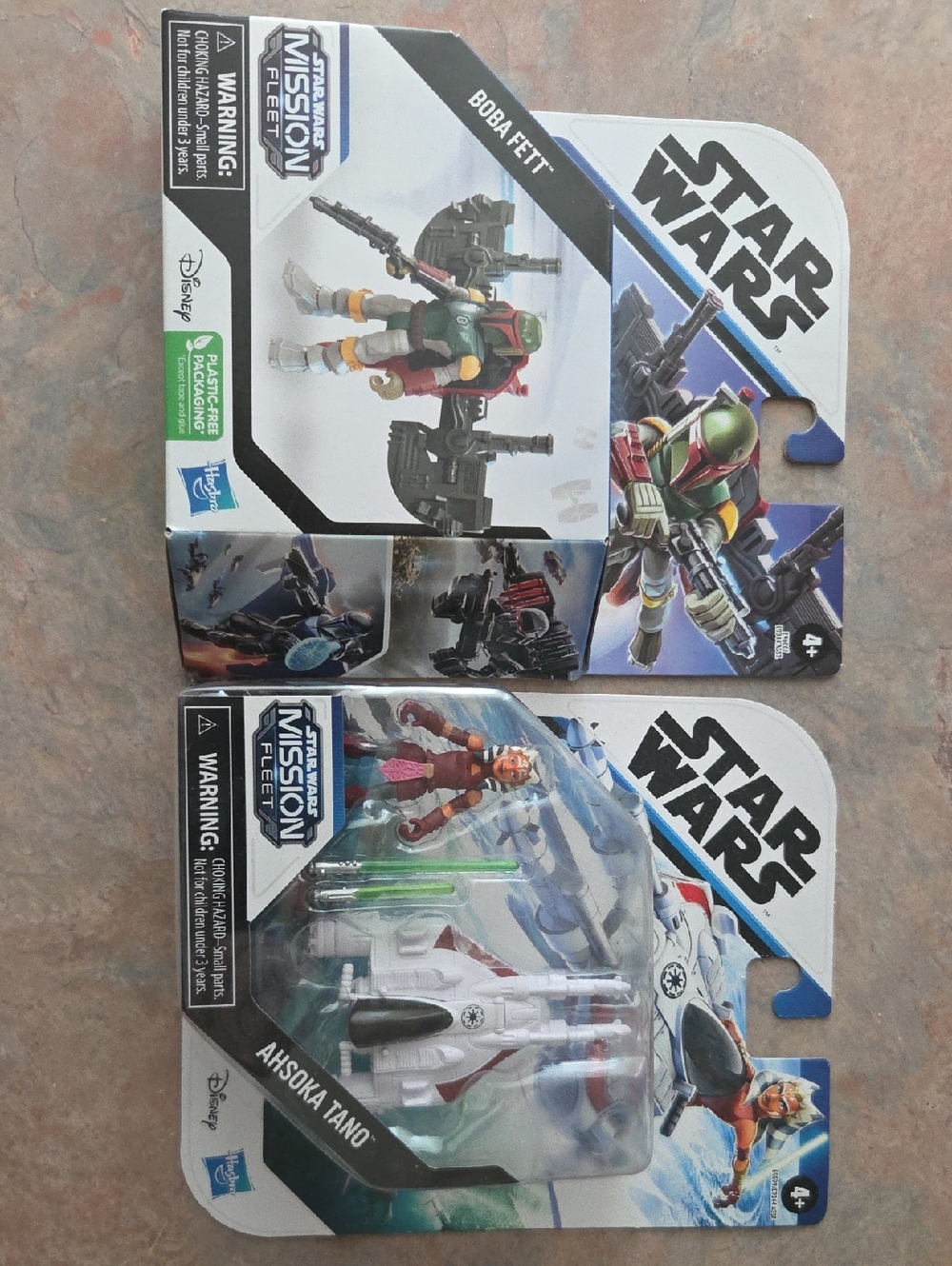 Star Wars Kids Action Figure Pack - Boba Fett & Ahsoka Tano NEW